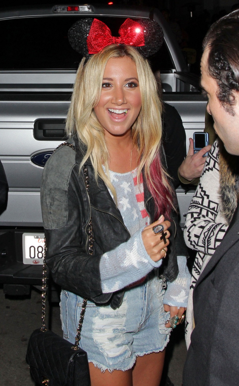 Ashley Tisdale looking sexy in hot pants at Perez Hilton's birthday party #75269029