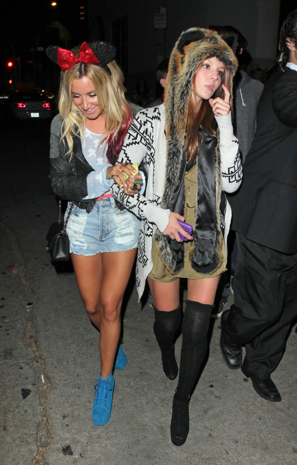 Ashley Tisdale looking sexy in hot pants at Perez Hilton's birthday party #75269086