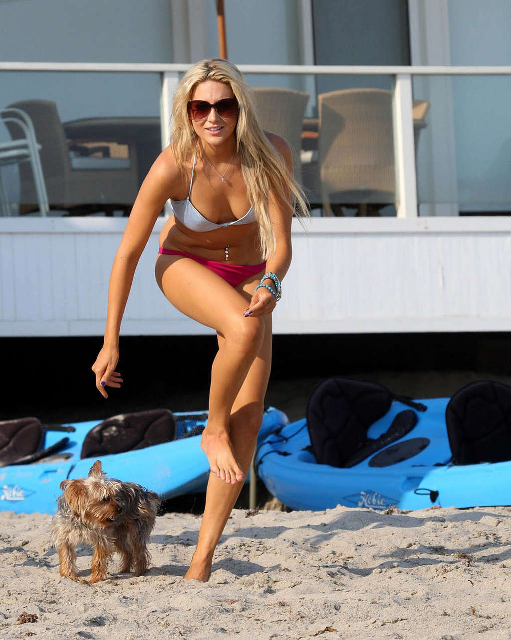Stephanie Pratt enjoying on beach and showing sexy body in bikini #75372367