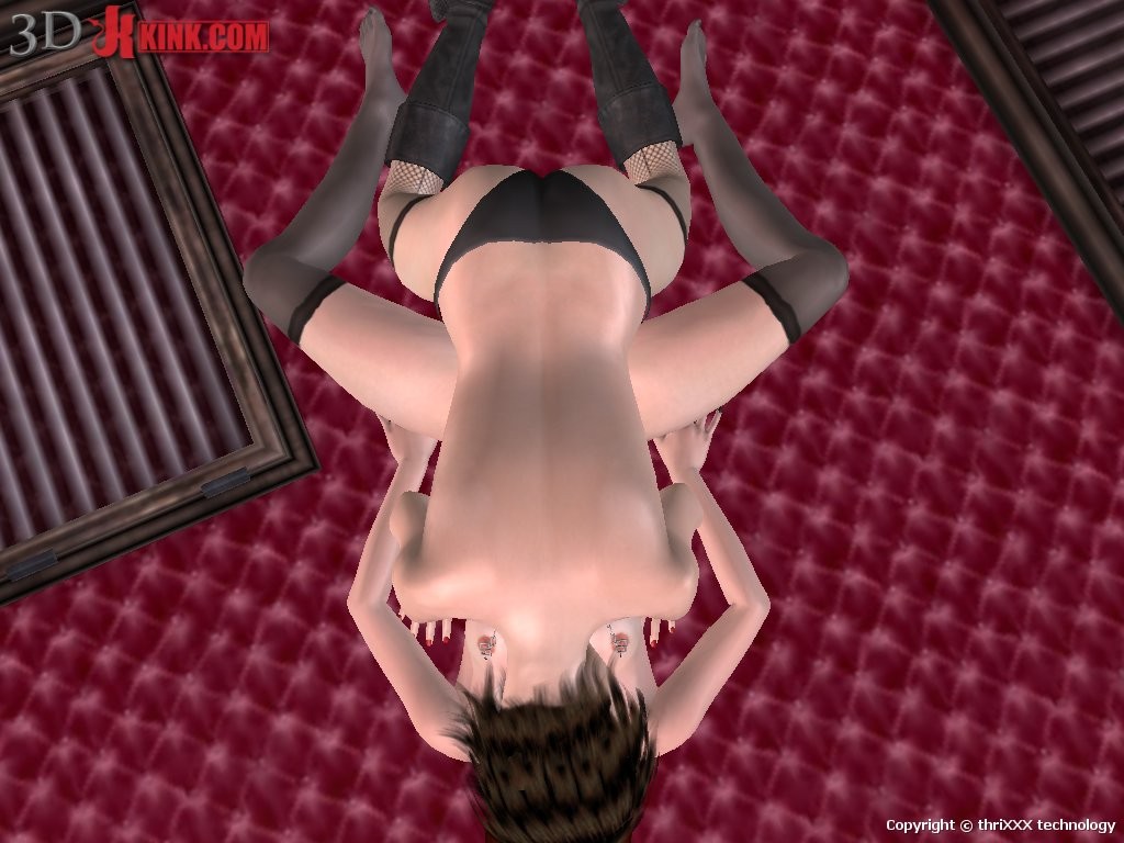 Hot BDSM sex action created in virtual fetish 3d sex game! #69616166