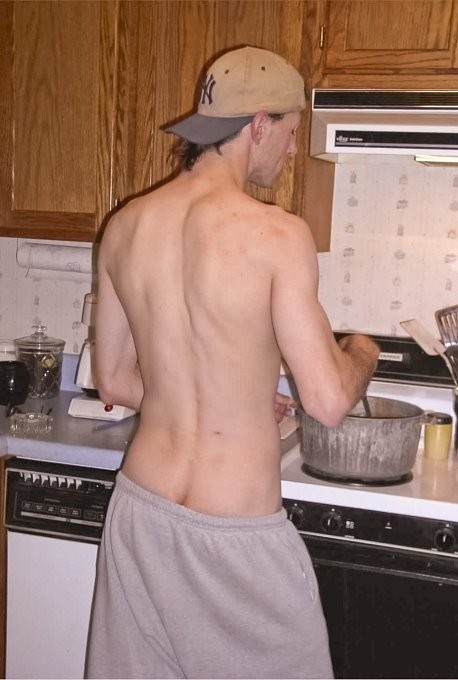 Two unexperienced amateur dudes sucking and fucking in a kitchen #76946561