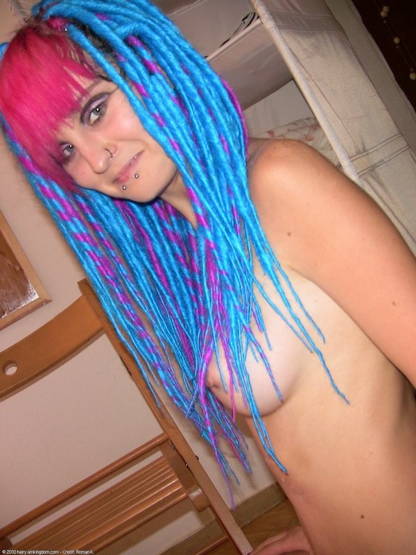 Tarah sports her multi colored hair do thing #67192099