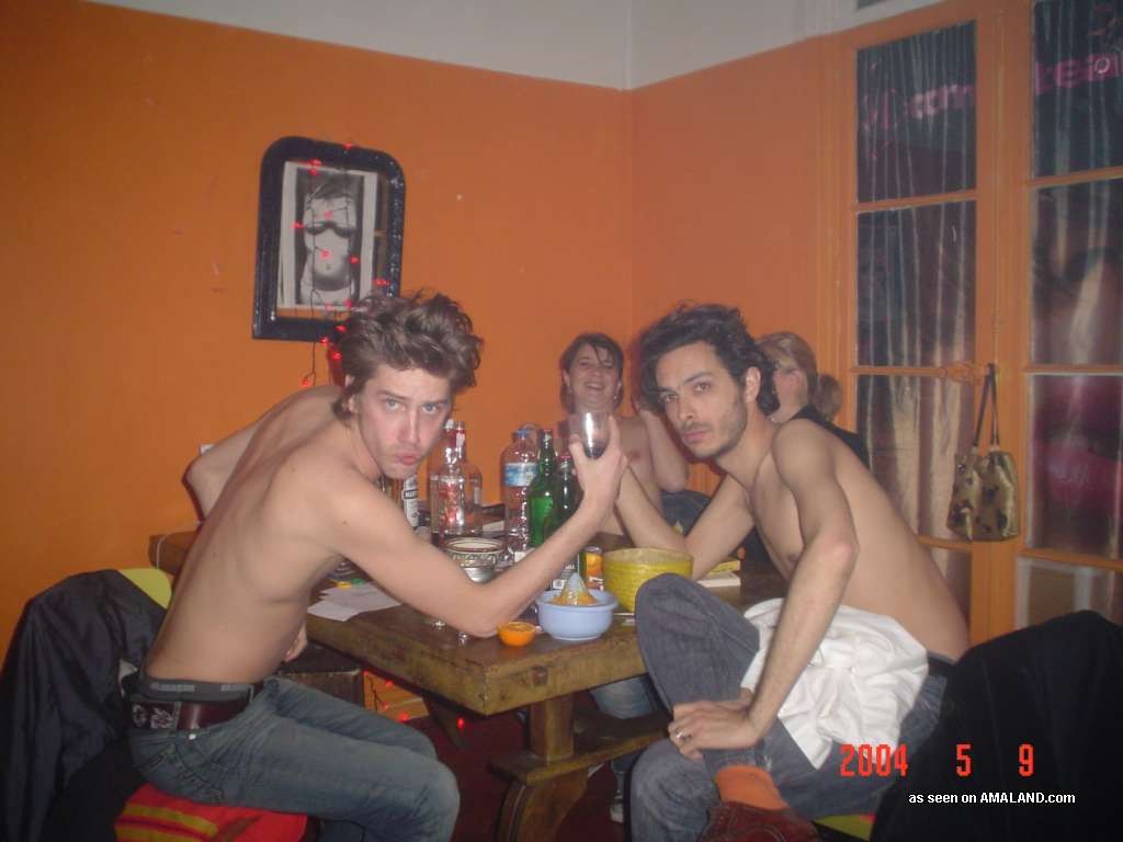 Cute n drunk amateur teen girlfriends party naked #79450452