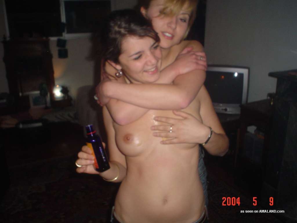 Cute n drunk amateur teen girlfriends party naked #79450490