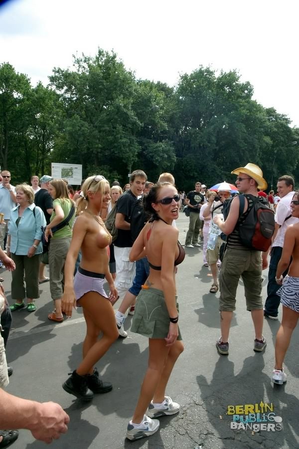 Wild german sluts getting nasty outdoors during fuck parade #76768670