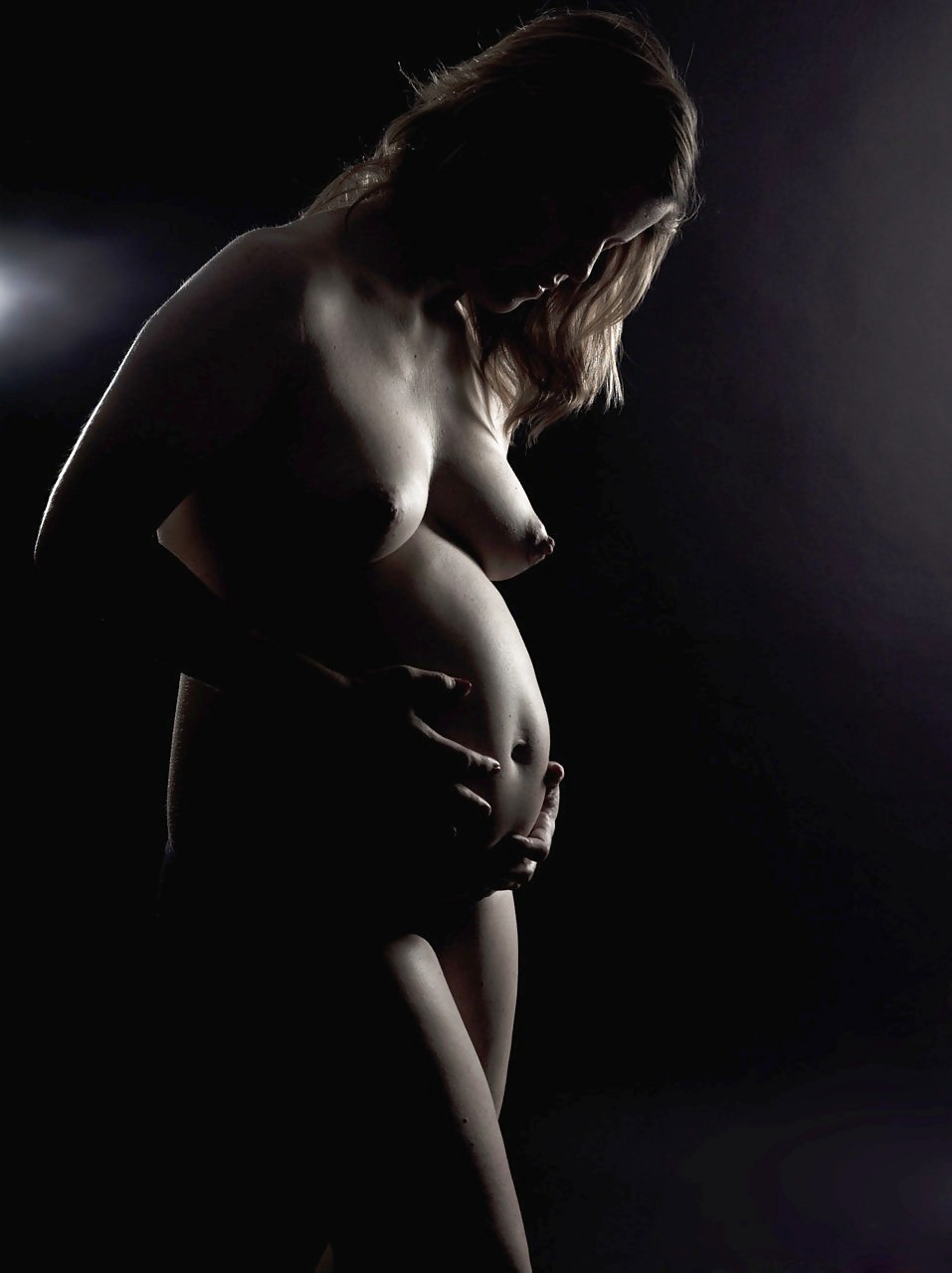 Real amateur pregnant nude #67151711