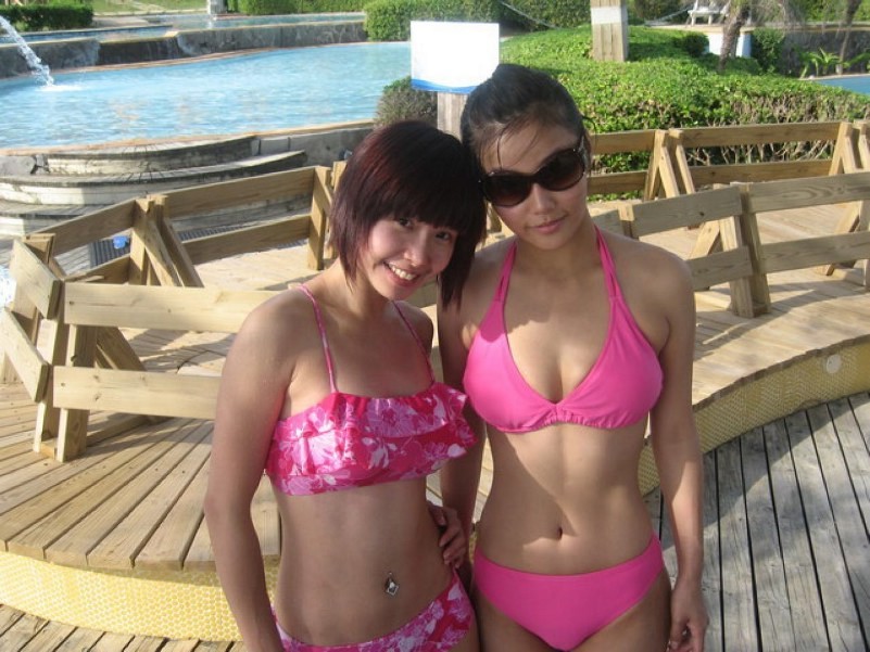 Mega oozing hot and delicious Asian girls posing naked #69868645