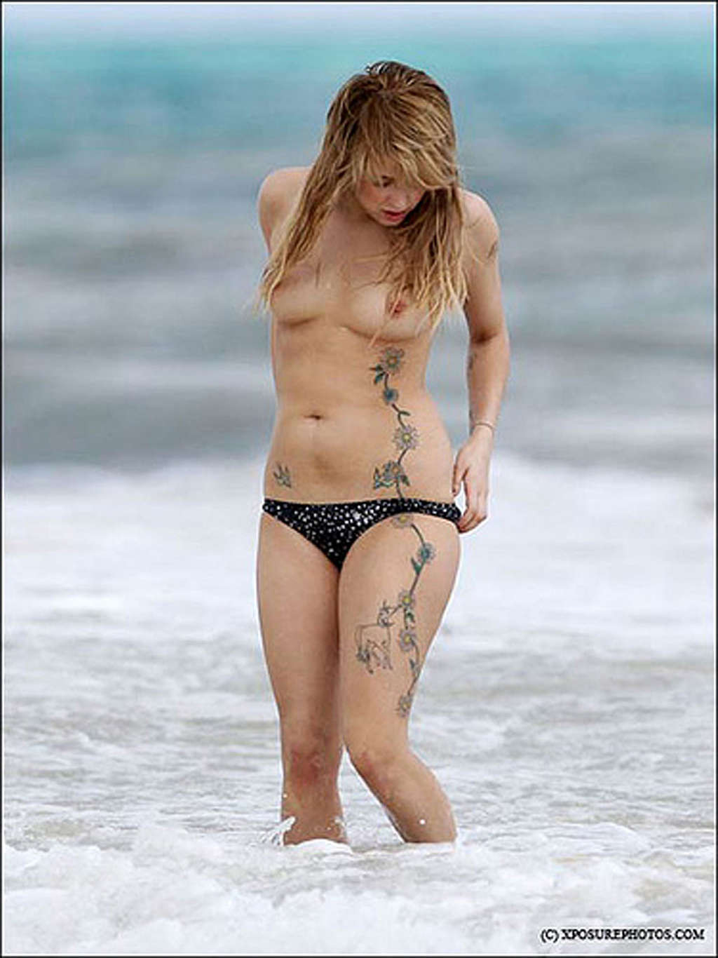 Peaches Geldof showing her sexy nude body and hot tattoos #75354820