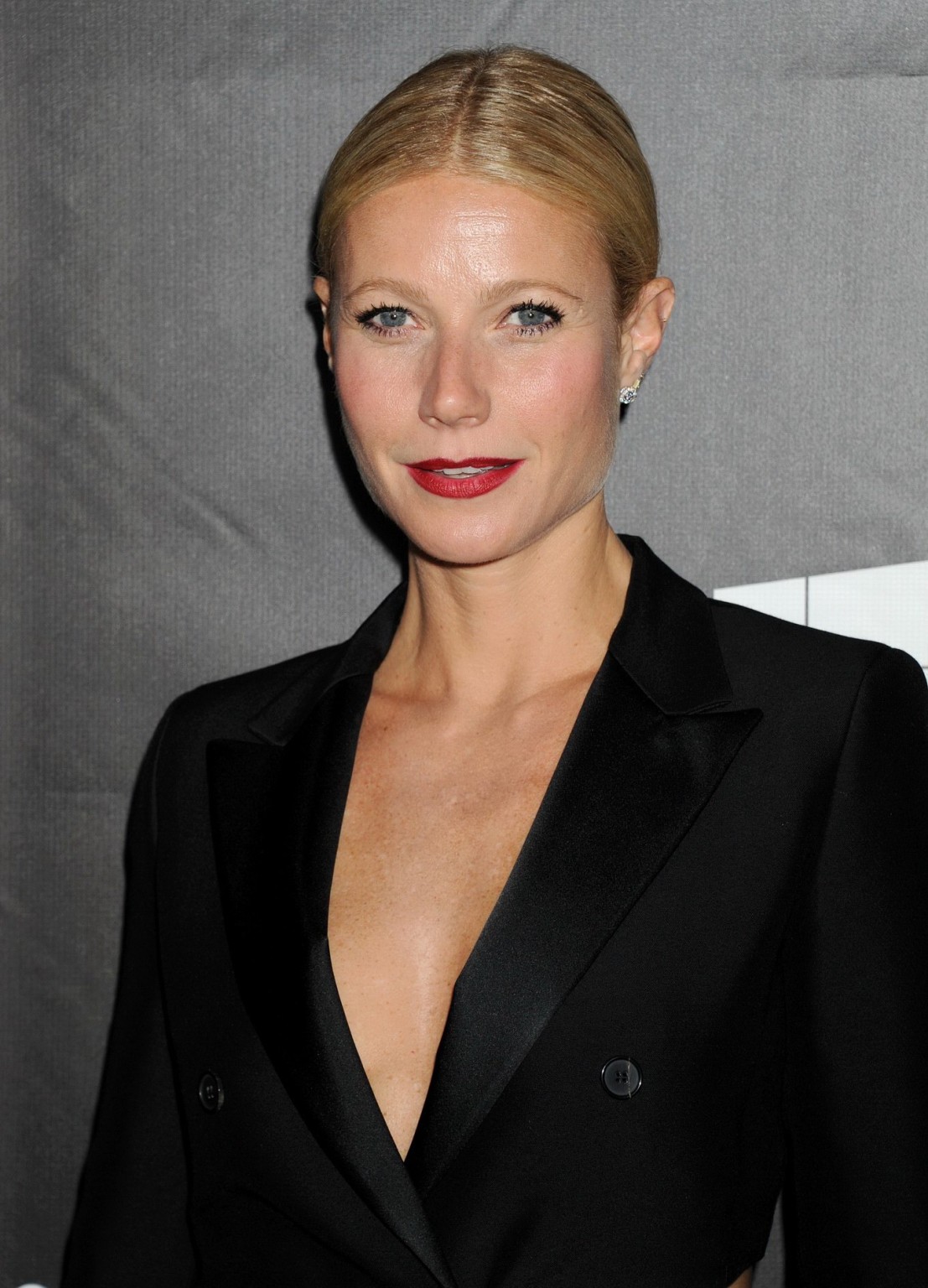 Gwyneth Paltrow braless wearing a wide open jacket at amfAR LA Inspiration Gala  #75182372