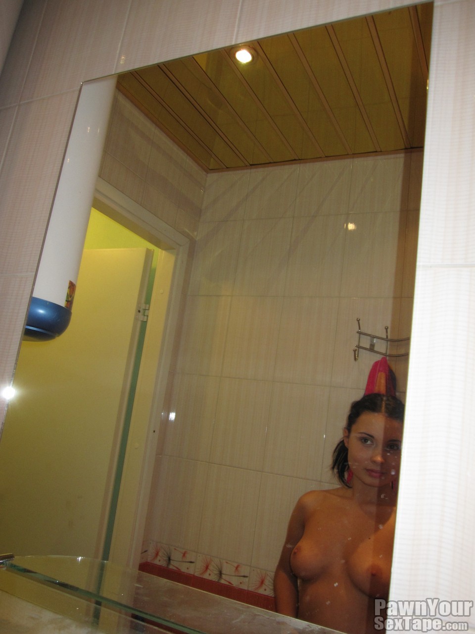 Teen girlfriend hits the shower and her twat #68128567