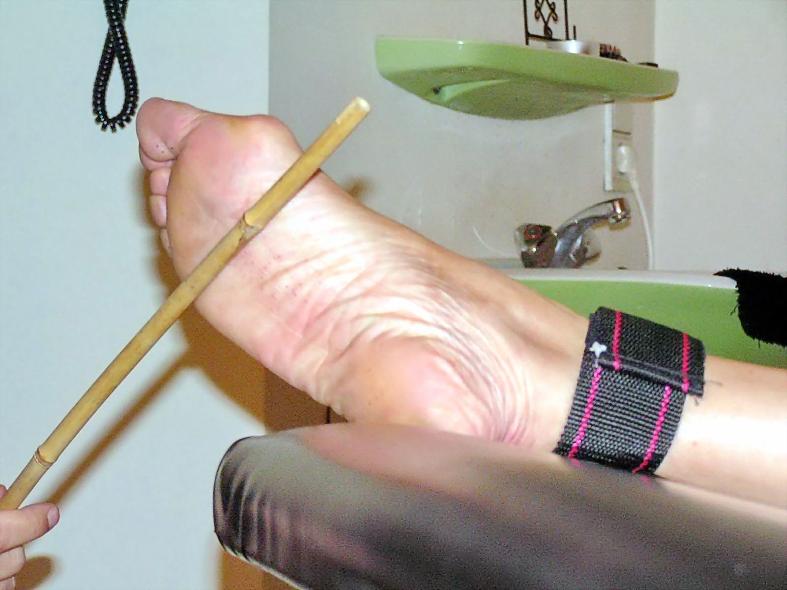 Bizarre fisting slaves needle piercing and kinky foot spanking bastinado #72156489