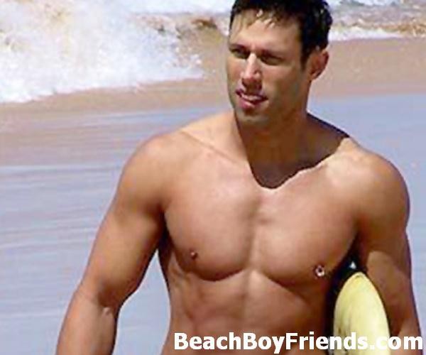 Hot and young amateur beach boys posing outdoors #76946642