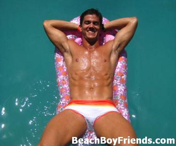 Hot and young amateur beach boys posing outdoors #76946656