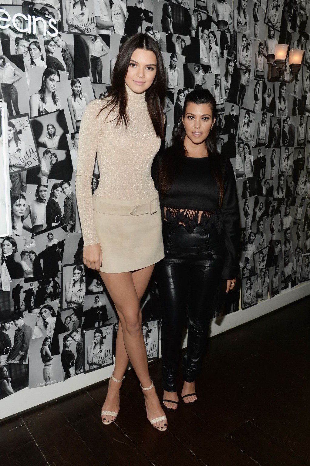 Kendall Jenner seethrough to bra  leggy at Calvin Klein Jeans Celebration in LA #75165840