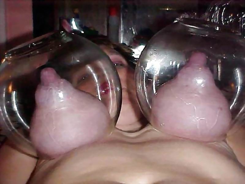 Extreme pumping and bondage boobs and nipples #71928337