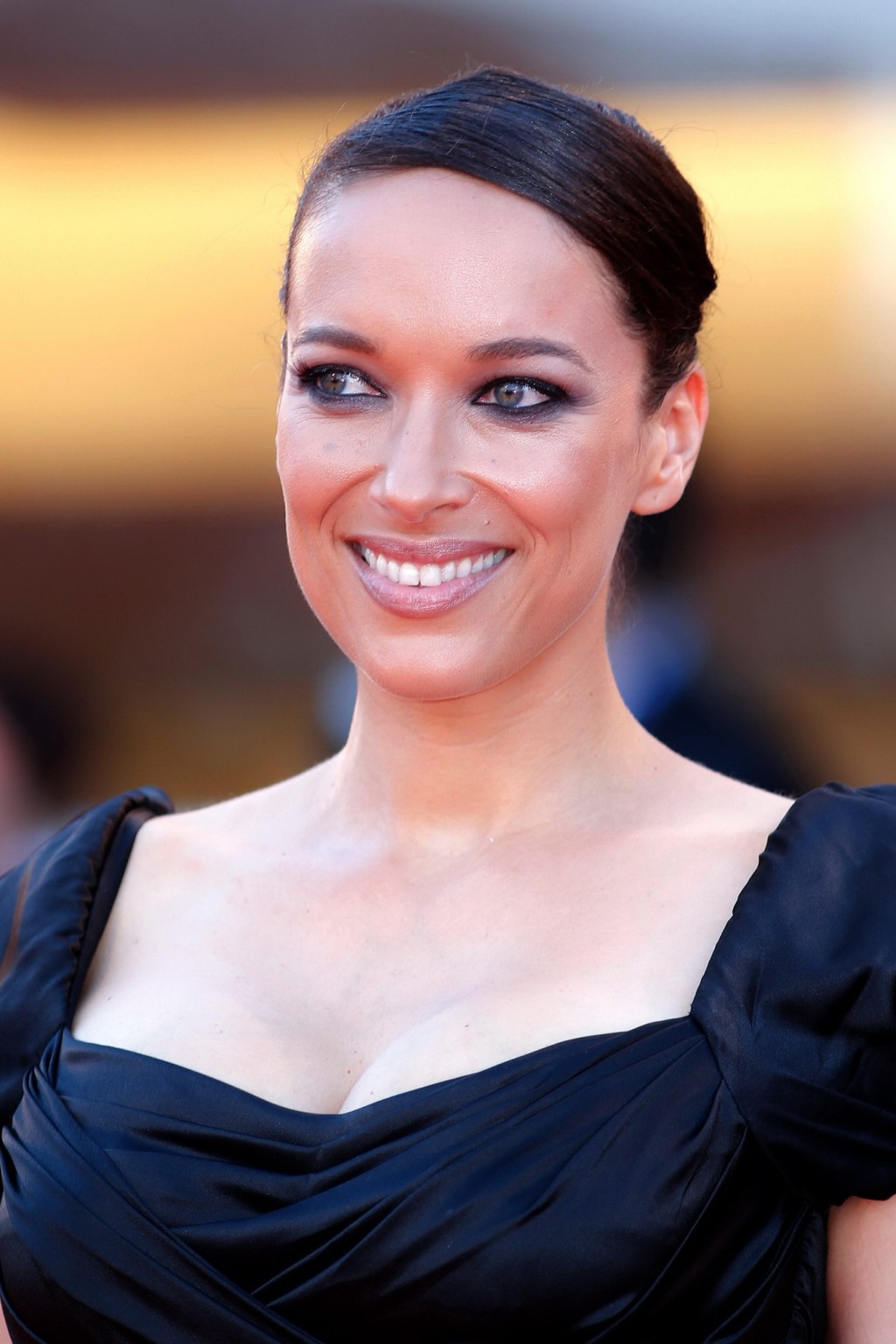 Carmen Chaplin showing cleavage at the 69th Venice Film Festival opening ceremon #75253481