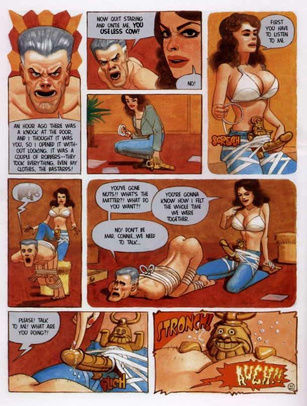 bodybuilder sodomizes cute erotic brunette comic #69285036