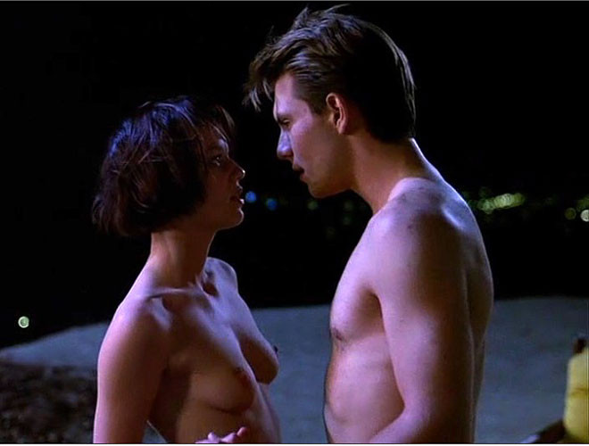 Samantha Mathis showing her nice big tits in nude movie scenes #75402059