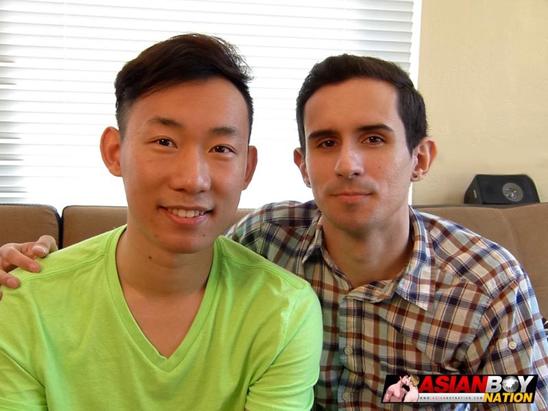 American and Asian Gay Couple #68694692