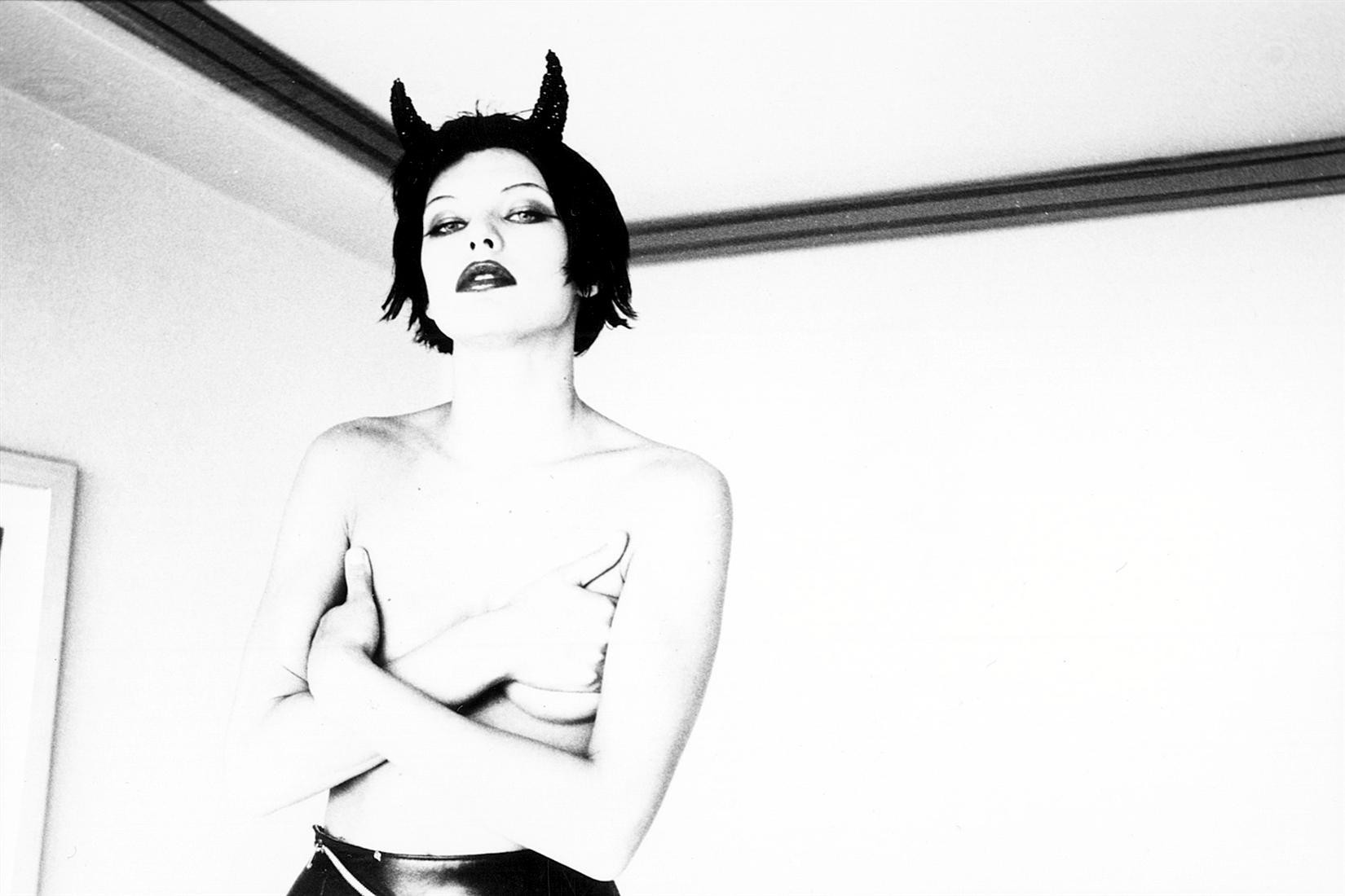 Milla Jovovich nude in 'How to Get Ahead in Hollywood' photoshoot by Ellen Von U #75322285