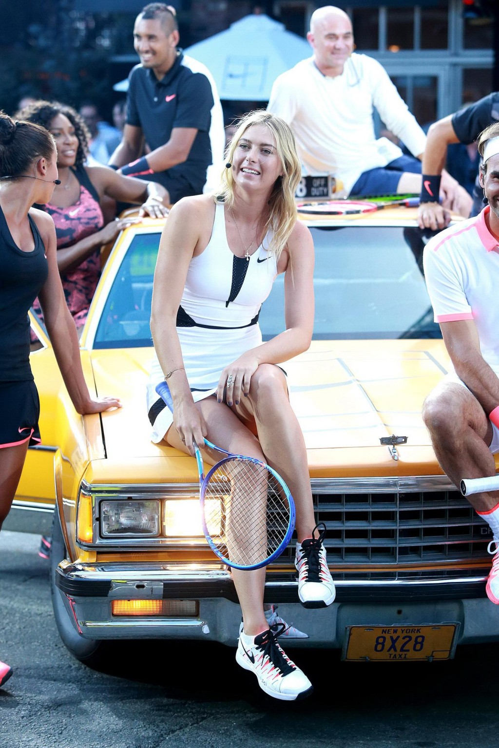 Maria Sharapova flashing her white panties #75154199