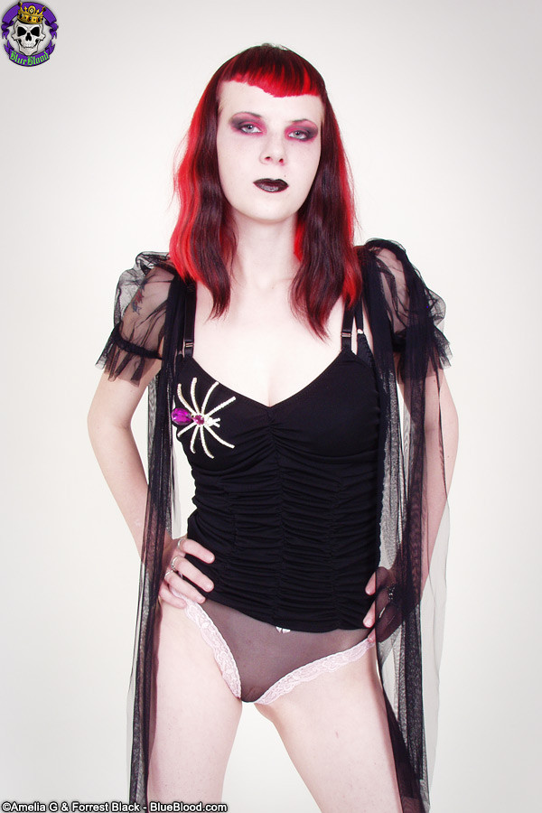 Ghostly Goth Szandora Shaved Bare and Undressed #70987968