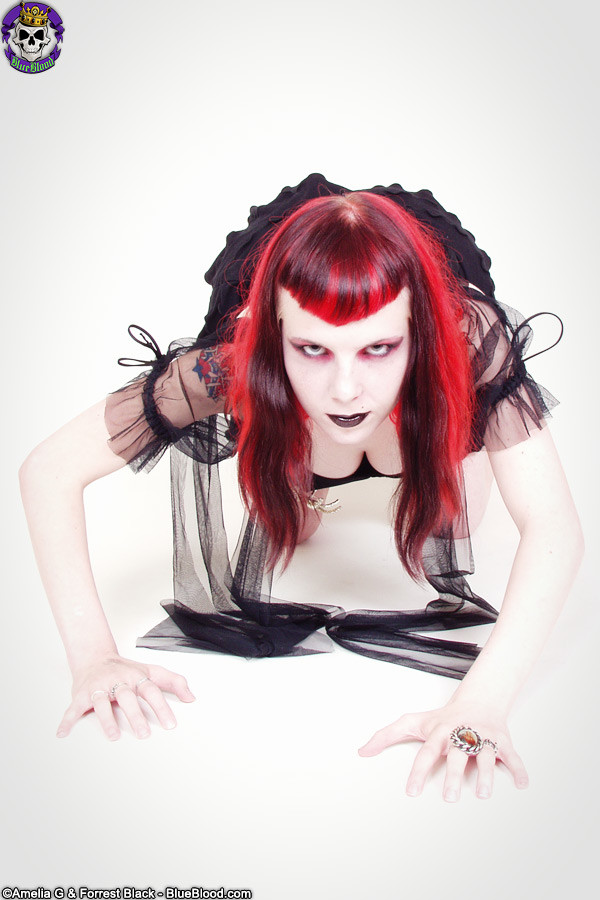 Ghostly Goth Szandora Shaved Bare and Undressed #70987972