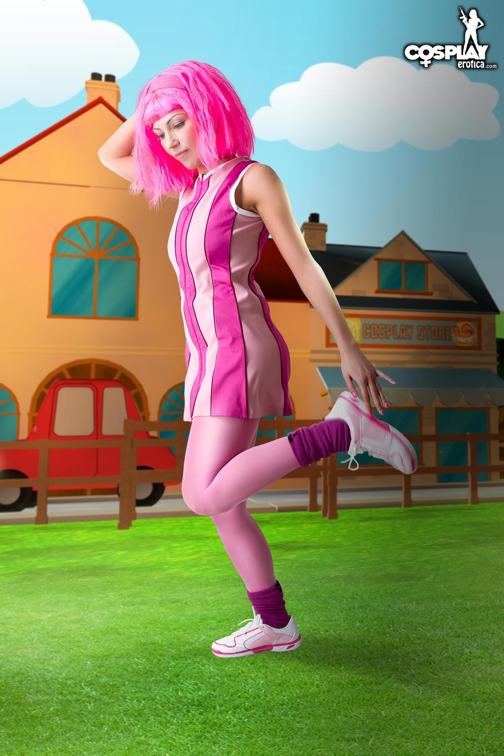 Stephanie is a fictional main character from the television show LazyTown at Cos