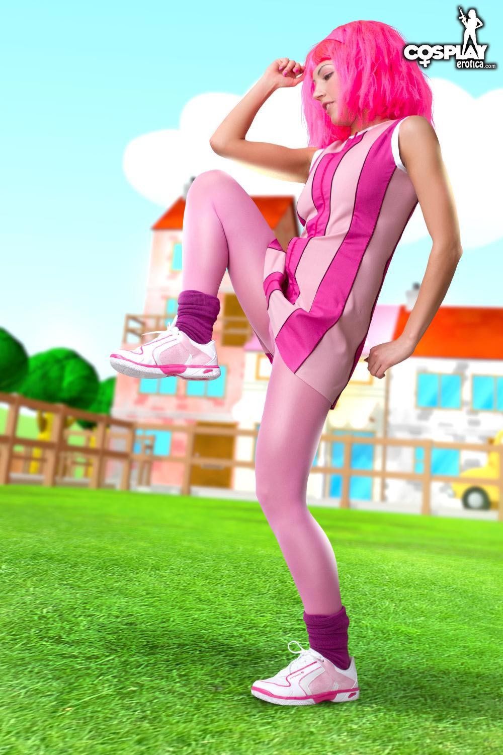 Stephanie es un personaje principal de ficción de la serie de televisión lazytown en cos
 #76468855