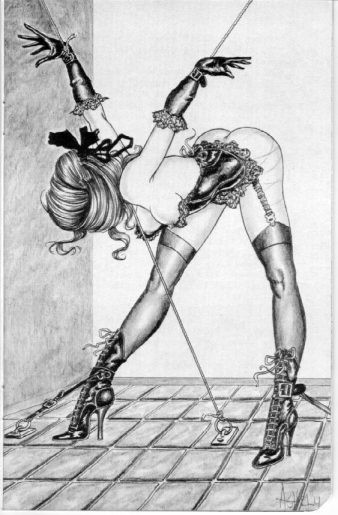 pretty women bound with ropes and chains #69682449