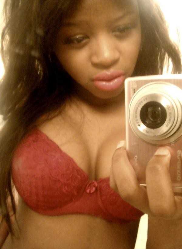 Busty black teen taking sexy selfshots of herself #67339142