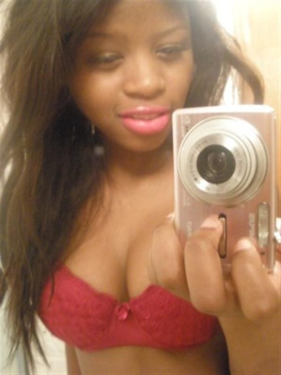 Busty black teen taking sexy selfshots of herself #67339161