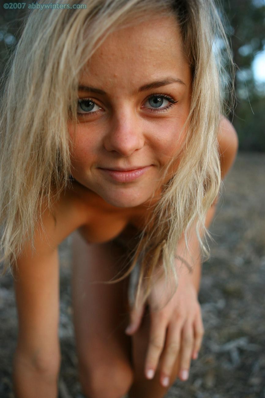 Petite blonde amateur teen getting naked in outdoors #78630514