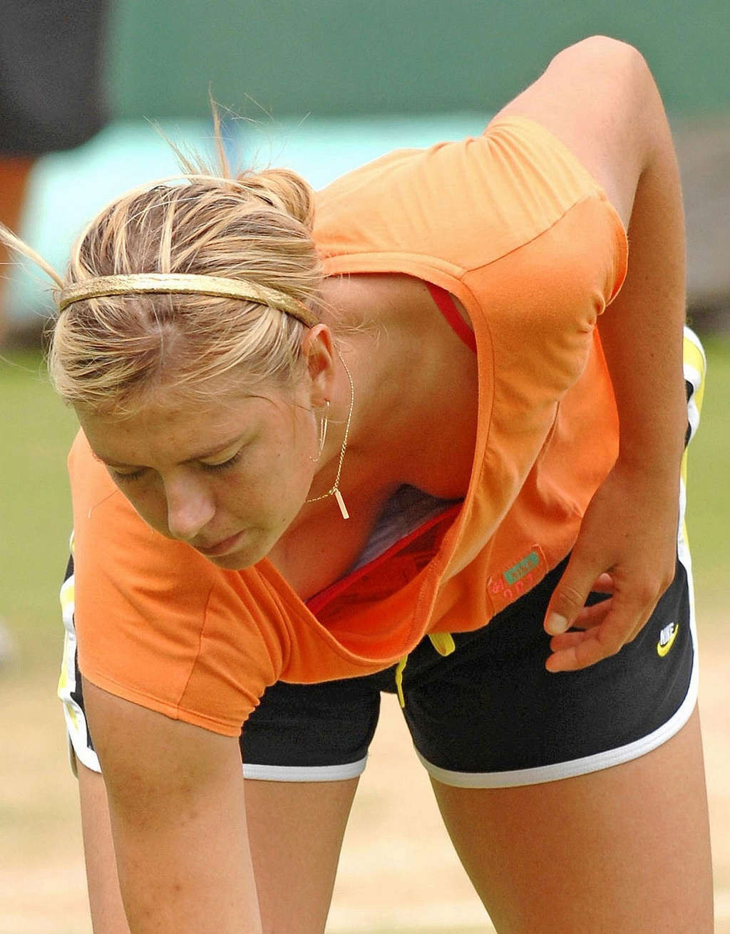 Maria Sharapova nipple slip while play tennis paparazzi shoots #75346454