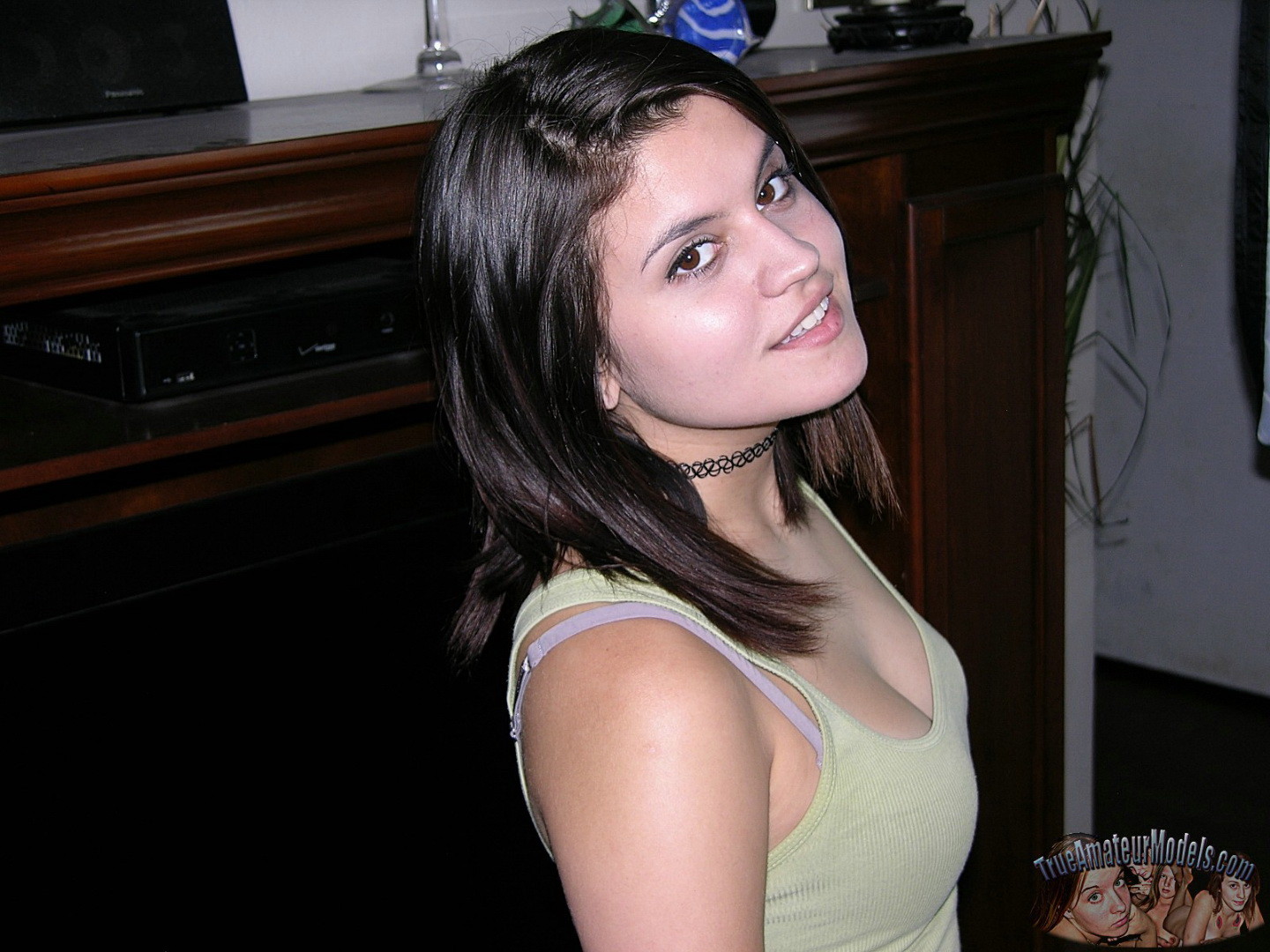 Hot latina teen girlfriend Raquel gives lubricated CFNM handjob #67296668
