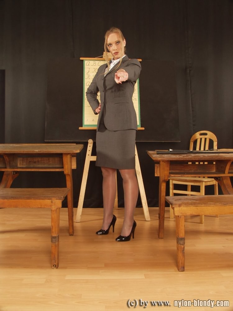 Miss lady Victoria Nash dominating in classroom #72680727