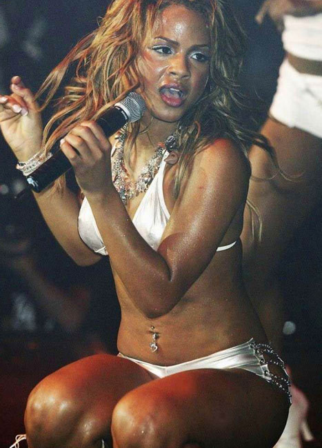 Christina Milian loves to expose her ass on stage #75380841