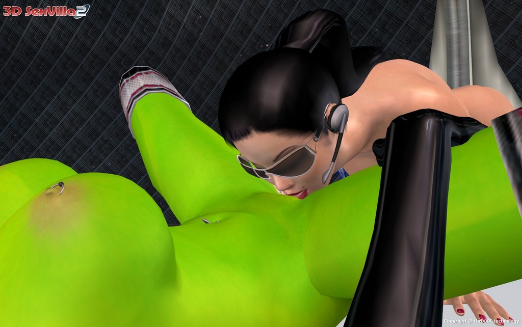 Space lesbos licking their cunts in zero gravity #69528215