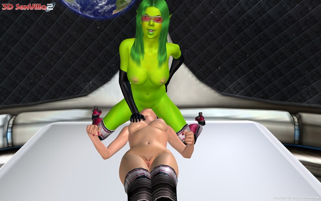 Space lesbos licking their cunts in zero gravity #69528230