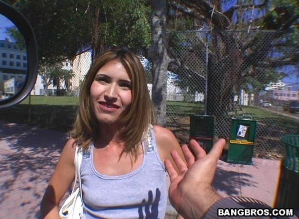 She was at the bus stop #67838751