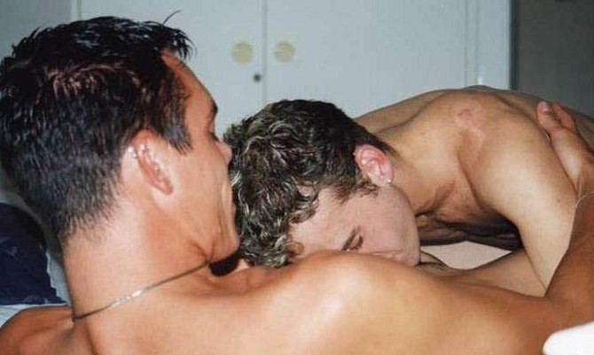 Two fresh college twinks enjoy mutual suck and fuck passion #76961892