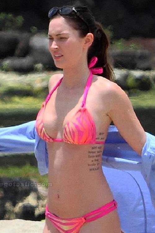 Megan Fox very sexy and hot lingerie and bikini photos #75281383