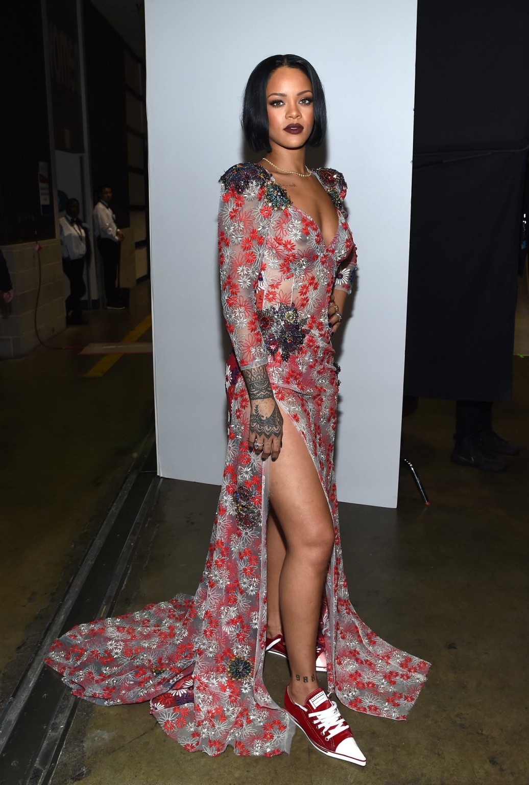 Rihanna seethru to boobs and panties at the event in LA #75146031