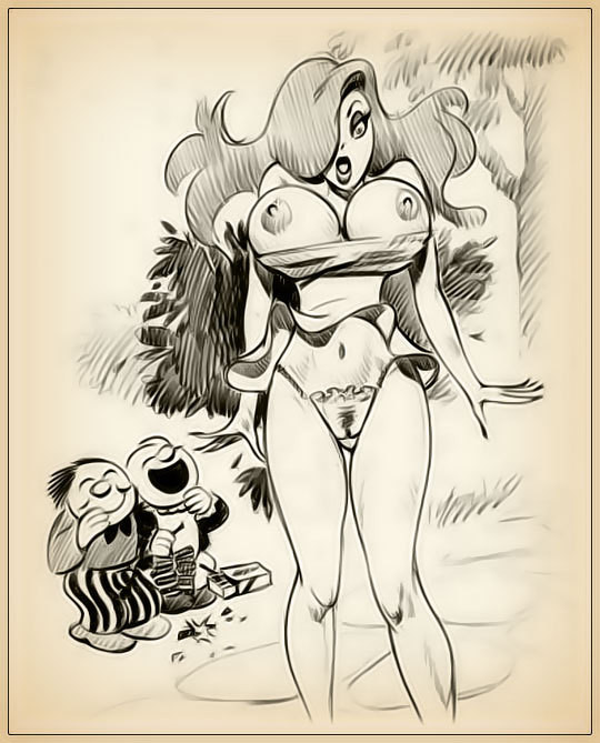 Jessica Rabbit gets ripped by Judge Doom #69675028