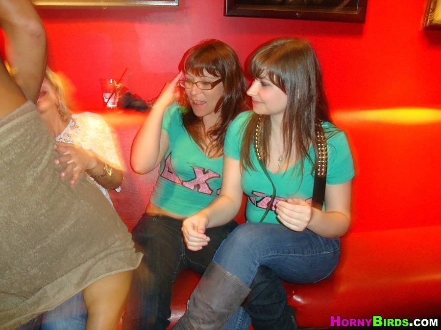 Horny girls doing sex in their disco night party #71107605