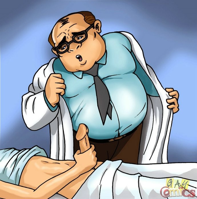 Perverser Arzt fickt Patient in schwulen Comics
 #69695144