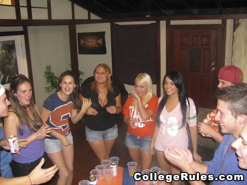 Smoking babes getting banged hard at college dorm party #79389302