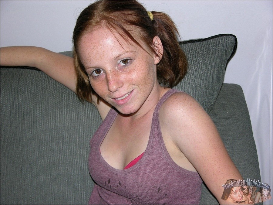 Tiny breasted and petite freckled face amateur teen #67575253