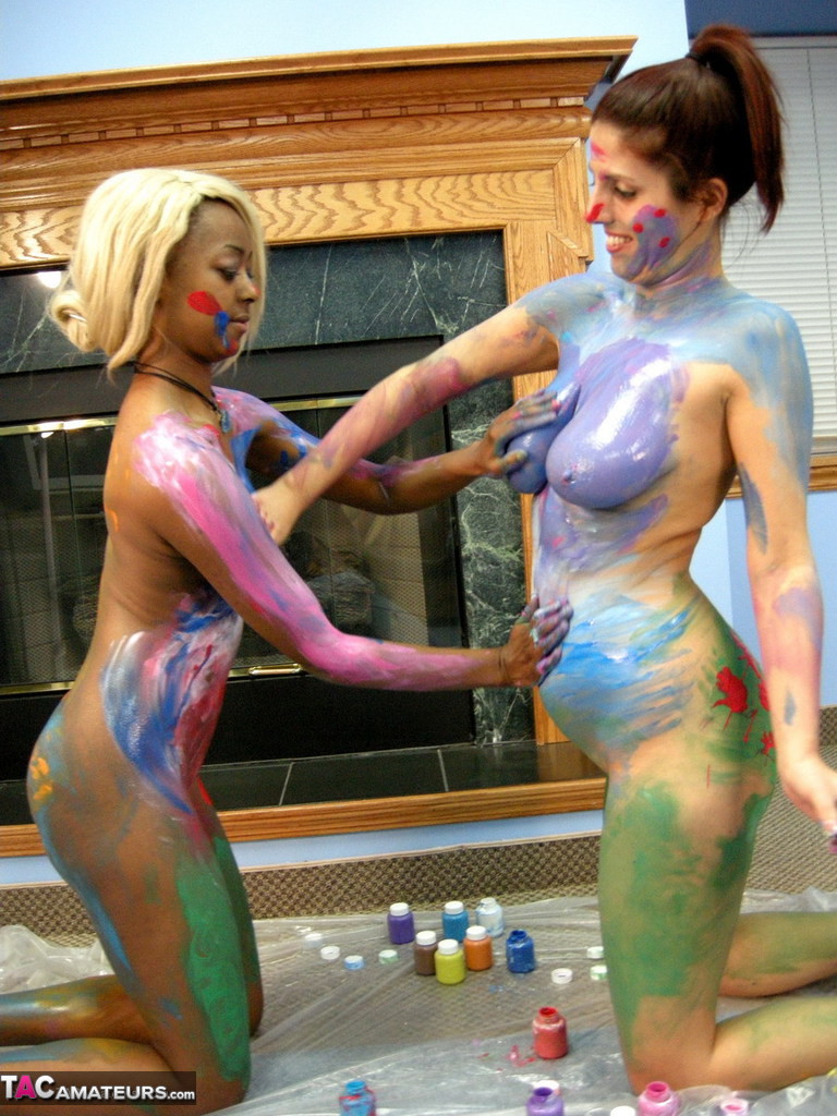 Lesbian Messy Body Paint #67171135