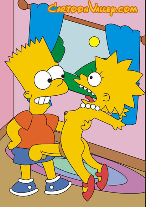 Lisa with big dildo fucked by perverted Bart Simpson #69637240
